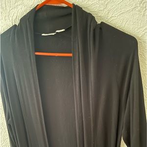 Long sleeve Extra Long cardigan.